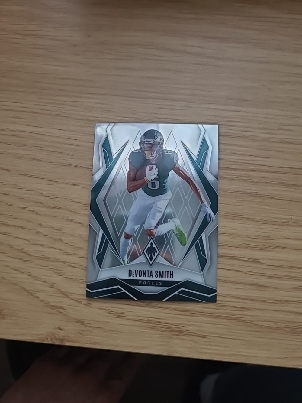 Panini Green & White DeVonta Smith Football Card